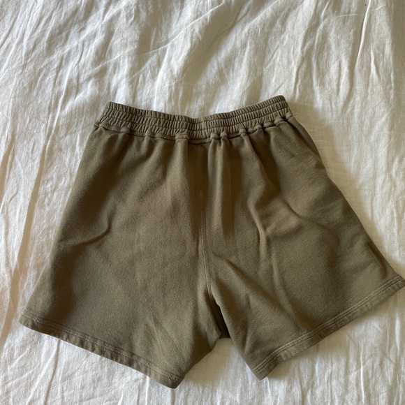 All The Babies Olive Green Sweatshort - Picture 2 of 3